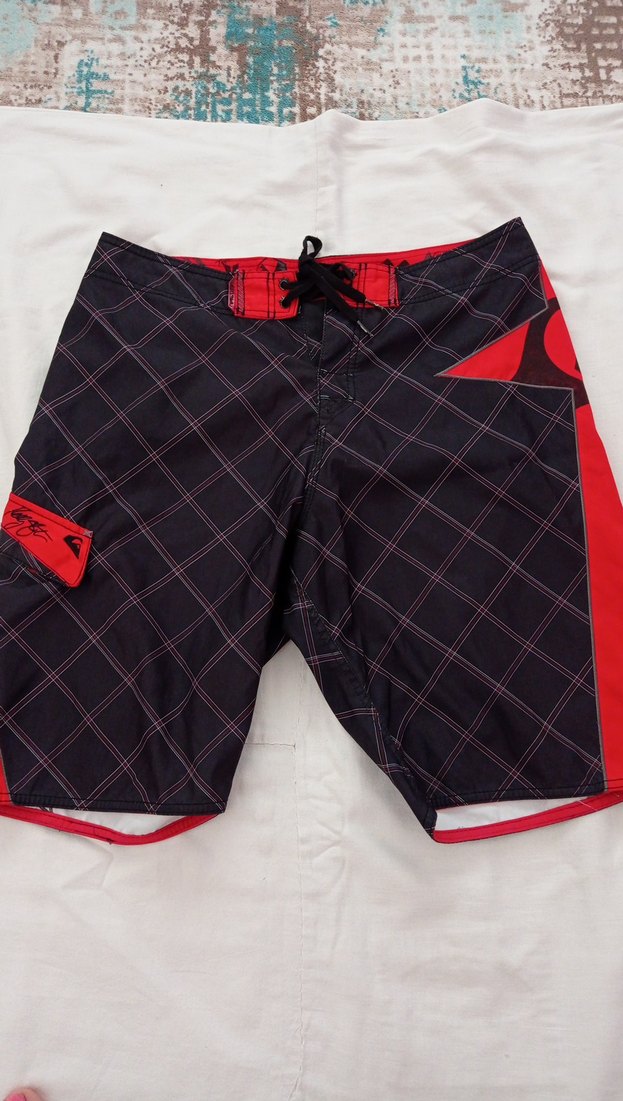 Kırmızı Siyah Erkek Midi Mayo - Görsel 2