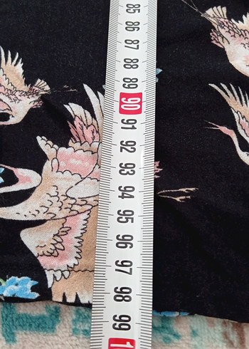 Desenli V Yaka Düğmeli Uzun Hamile Elbisesi - Görsel 10