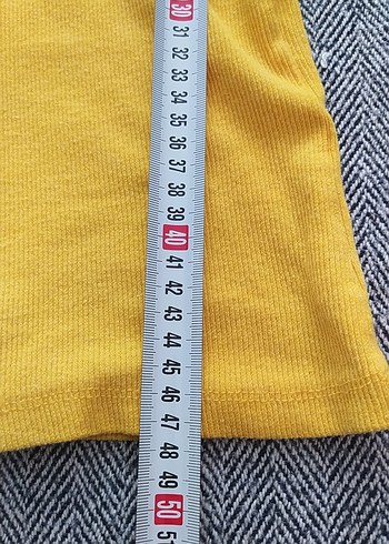 Kız Çocuk Sarı Fermuarlı Kısa Kollu Tişört - Görsel 8