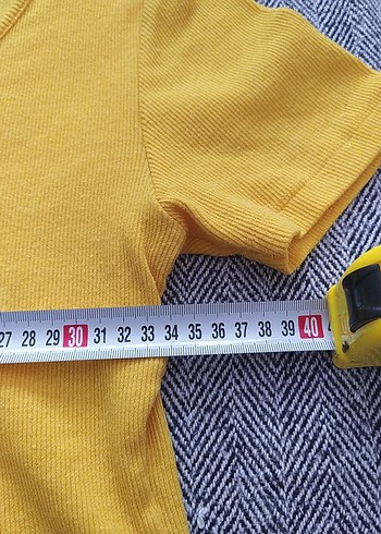 Kız Çocuk Sarı Fermuarlı Kısa Kollu Tişört - Görsel 6