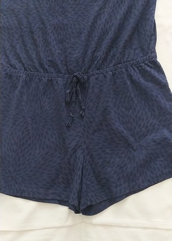 Kadın Lacivert Kolsuz Rahat Tulum - Görsel 5