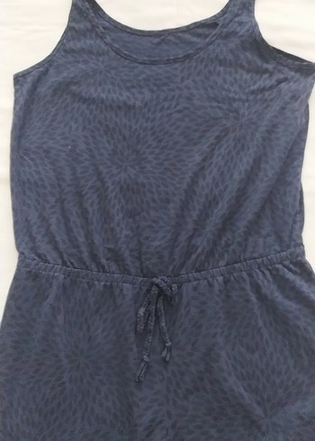 Kadın Lacivert Kolsuz Rahat Tulum - Görsel 4