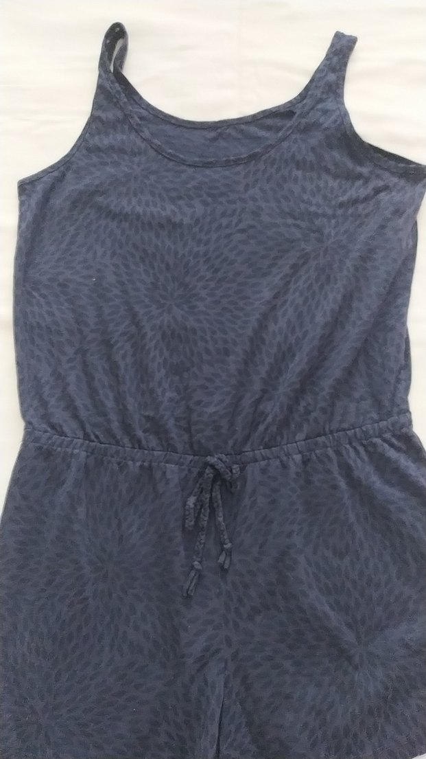 Kadın Lacivert Kolsuz Rahat Tulum - Görsel 4