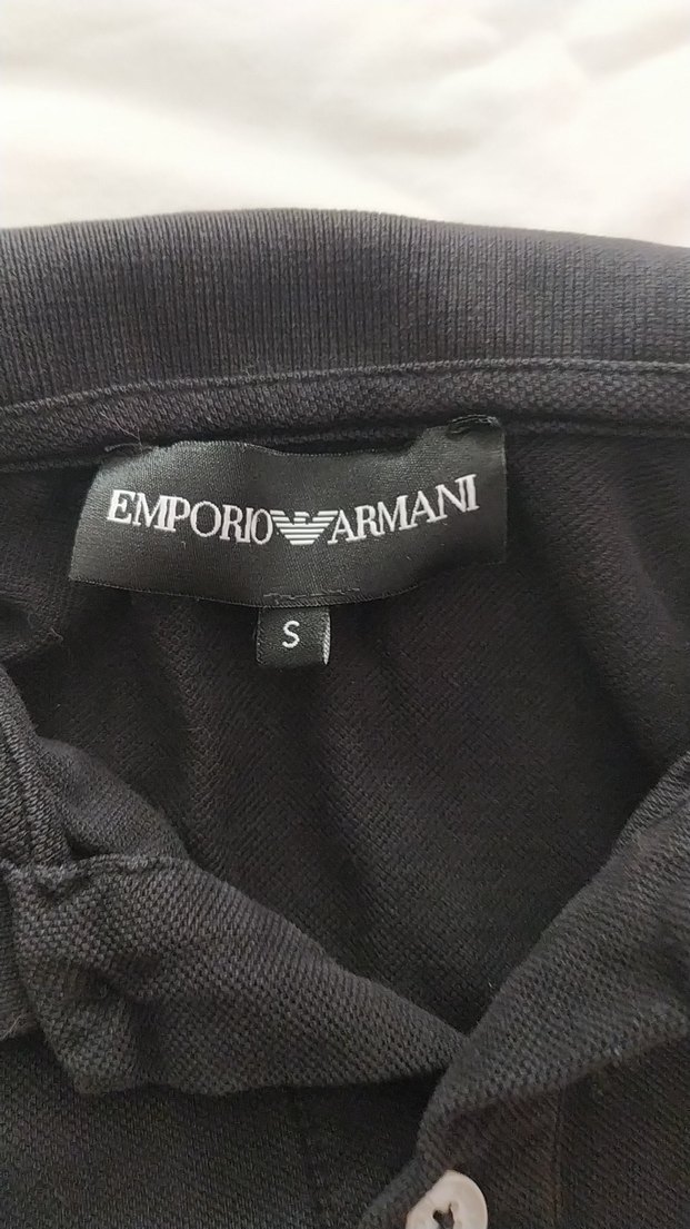 Siyah Polo Yaka Kısa Kollu Erkek Tişört - Görsel 4