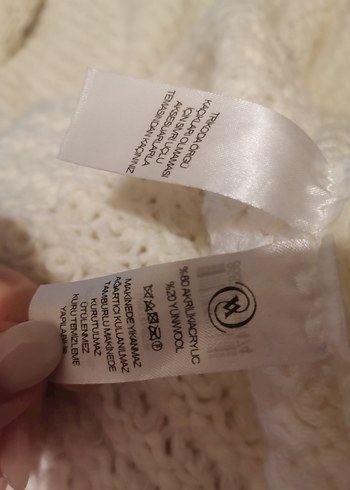 xl Beden beyaz Renk Örgü, Püsküllü Beyaz Bohem Hırka
