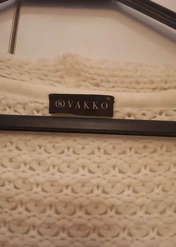 xl Beden Örgü, Püsküllü Beyaz Bohem Hırka