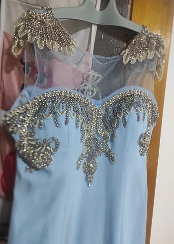 Taşlı abiye - Görsel 8