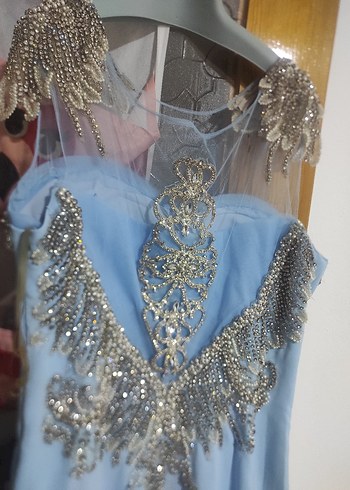 Taşlı abiye - Görsel 6