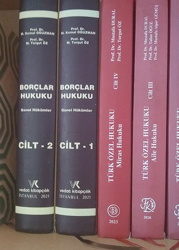 Türk Özel Hukuku Kitap Seti 2020-2023