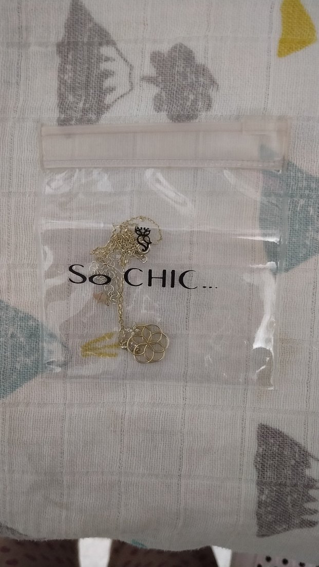 Yaşam Çiçeği Altın Renkli Zincir Detaylı Bohem Midi Kolye - Görsel 3