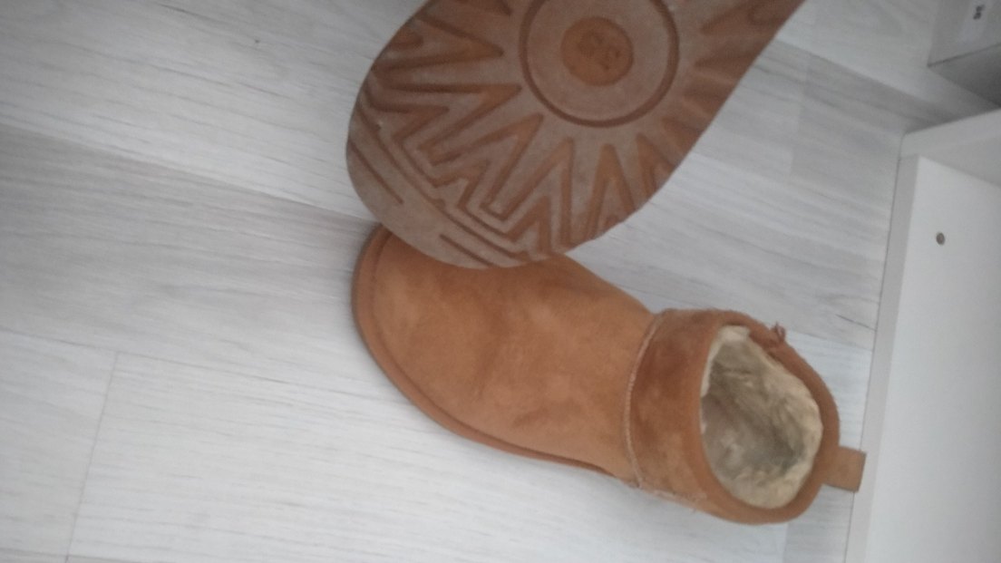 Kürklü Bej Süet Kadın Dolgu Topuk Bot - Görsel 2