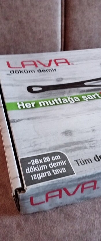 Beden siyah Renk Lava marka ızgara döküm tava