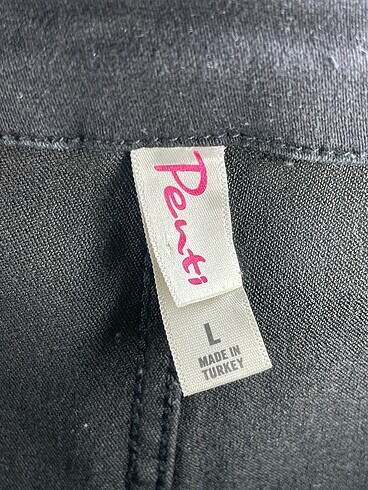 l Beden siyah Renk Penti Jean / Kot %70 İndirimli.