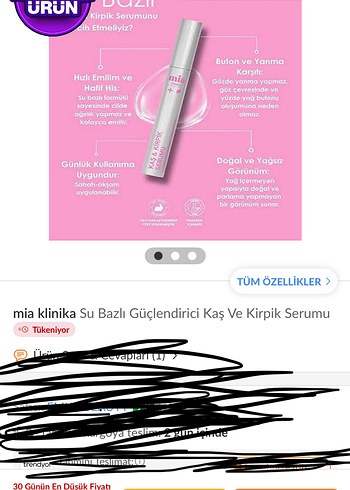  Beden Mia Kaş & Kirpik Serumu Pembe