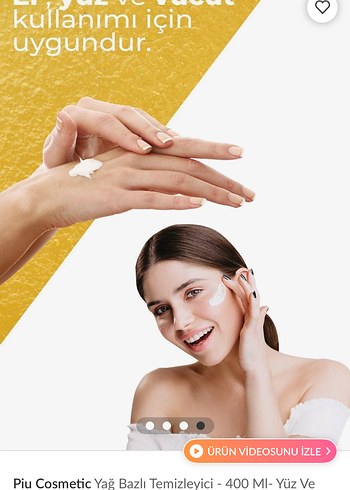 Piu Cosmetic Yağ Bazlı Temizleyici 400 ml - Görsel 3