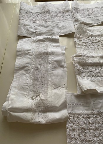 Değerlendirmelik elişi  danteller kumaşsız - Görsel 4