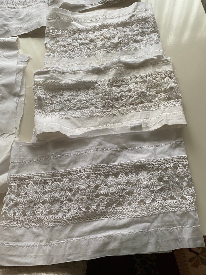 Değerlendirmelik elişi  danteller kumaşsız - Görsel 2