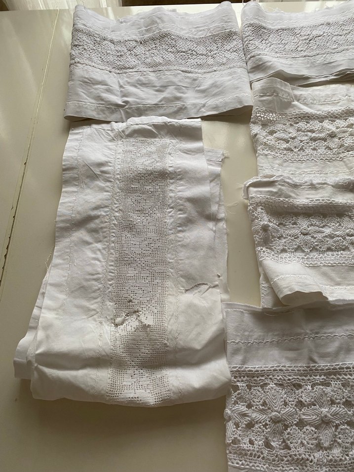 Değerlendirmelik elişi  danteller kumaşsız - Görsel 4