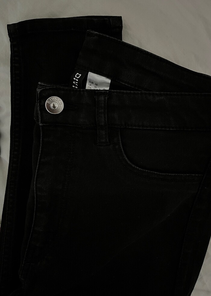 H&M Kadın Siyah Pantolon - Görsel 2