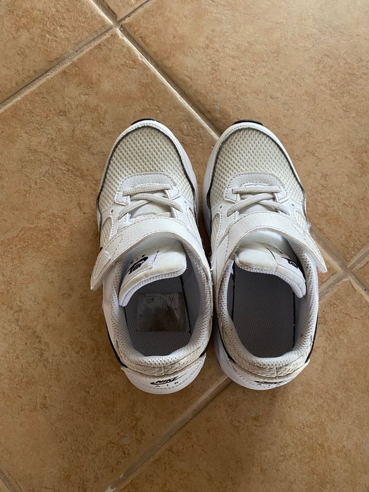 Beyaz Cırtlı Spor Ayakkabı - Görsel 2