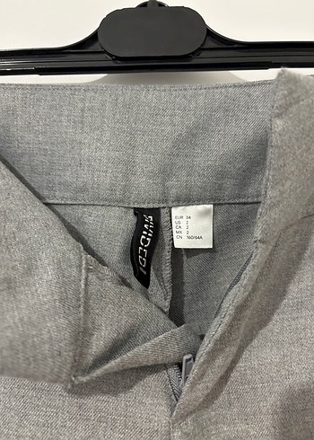 Gri Kadın Kumaş Pantolon - Görsel 4