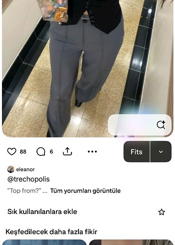 Bershka Siyah Pantolon - Görsel 3