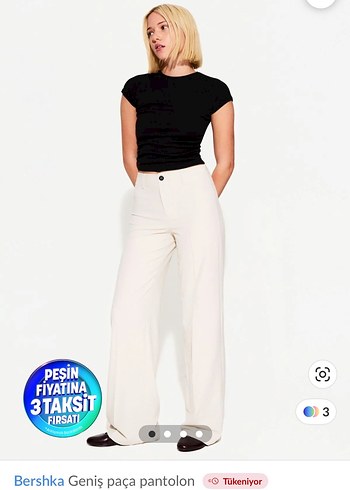 Bershka Siyah Pantolon - Görsel 2