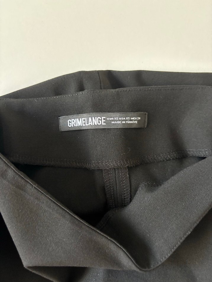 Siyah yırtmaçlı  Uzun Etek - Görsel 5