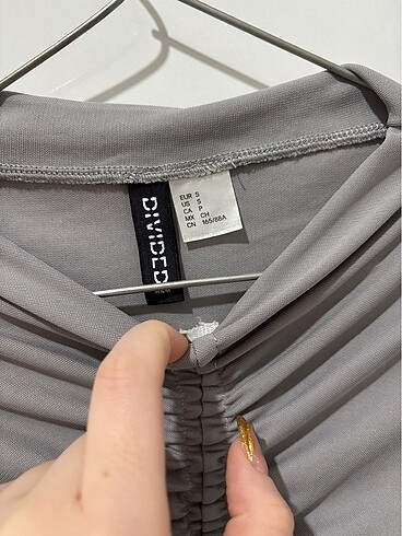 H&M HM DRAPELİ ELBİSE