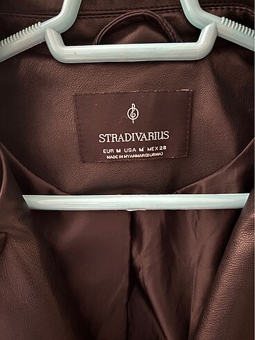 Stradivarius Siyah deri ceket