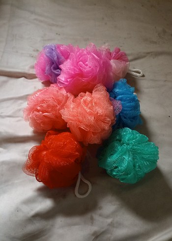 Renkli Duş Süngeri Seti iki adet fiyatı - Görsel 2