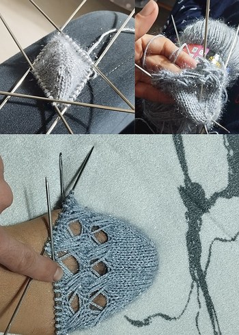 5 şişli patik istenen renkte yapılır - Görsel 3