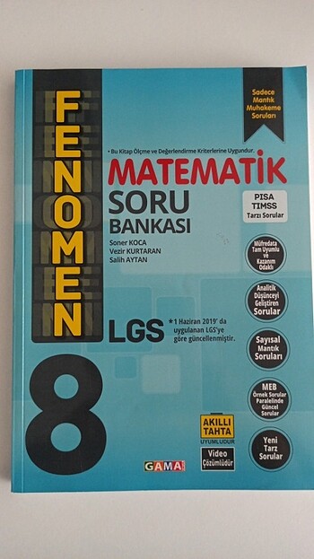 LGS Matematik Soru Bankası kurmay yayınları 