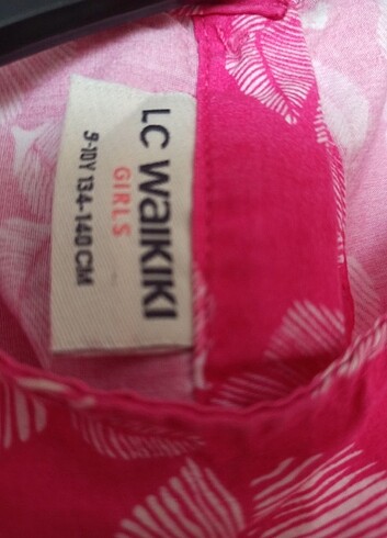 LC Waikiki 9-10 yaş kız çocuk elbise 