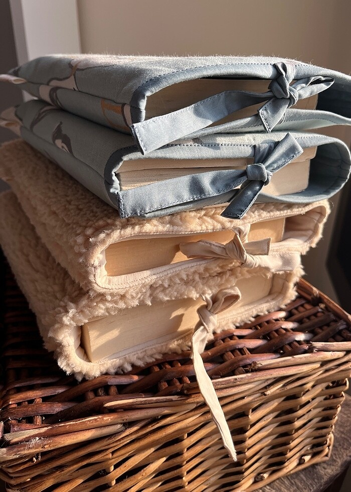 Kitap tablet kılıfı tedy kumaş - Görsel 2