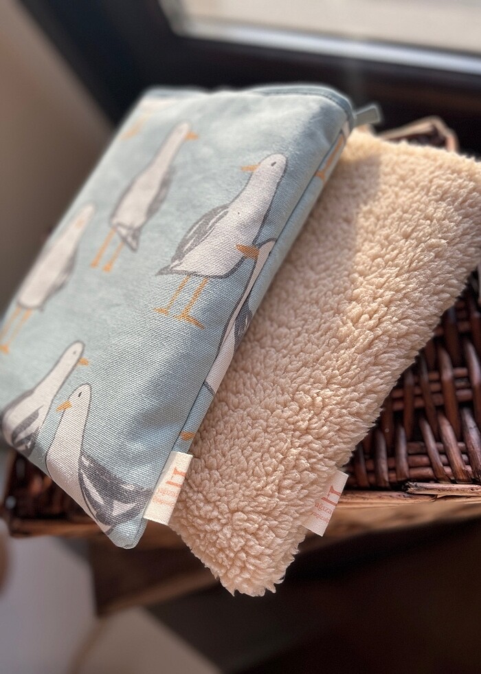 Kitap tablet kılıfı tedy kumaş - Görsel 5