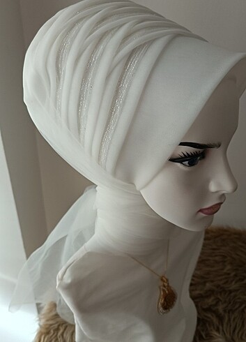 Gelin başı hazır duvak  - Görsel 6