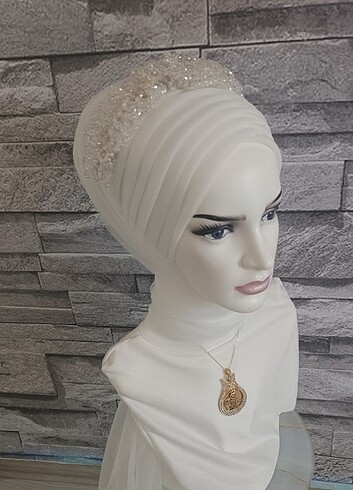 Gelin başi hazır duvak  - Görsel 2