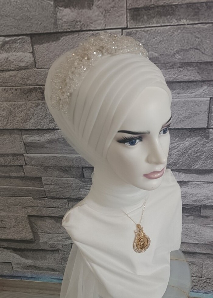 Gelin başi hazır duvak  - Görsel 2