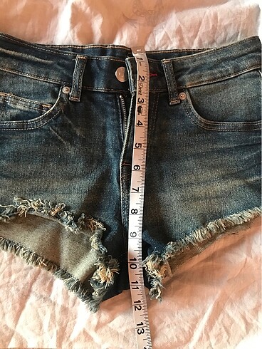 xs Beden H&M Kot Mini Şort