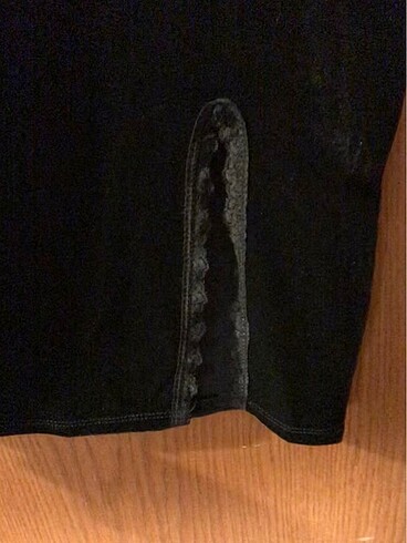 Forever 21 Forever 21 Kadife Siyah Elbise