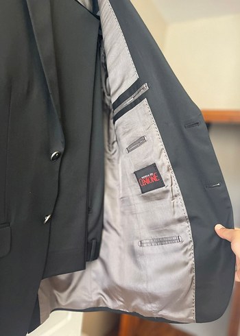 48 Beden Siyah Erkek Takım Elbise