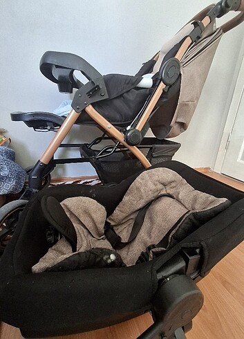 15-36 kg Beden kahverengi Renk Bebek arabası ve puset