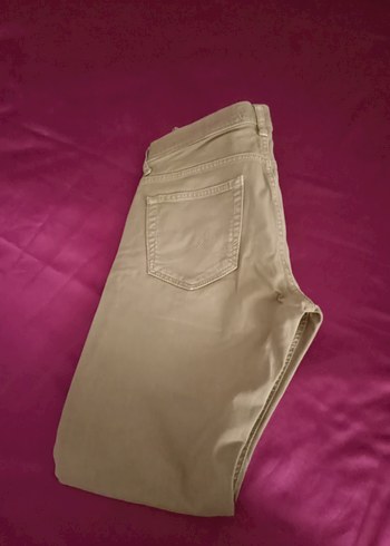 32 Beden Bej Regular Fit Erkek Pantolon