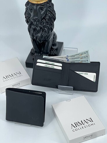 Armani erkek cüzdan hakiki deri sıfır