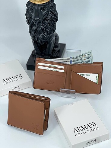 Armani Armani erkek cüzdan hakiki deri sıfır