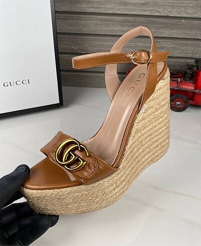 38 Beden Gucci Dolgu Topuk İthal Sıfır