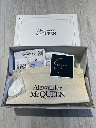 40 Beden Alexander Mcqueen spor ayakkabı sıfır kutulu toz torbalı