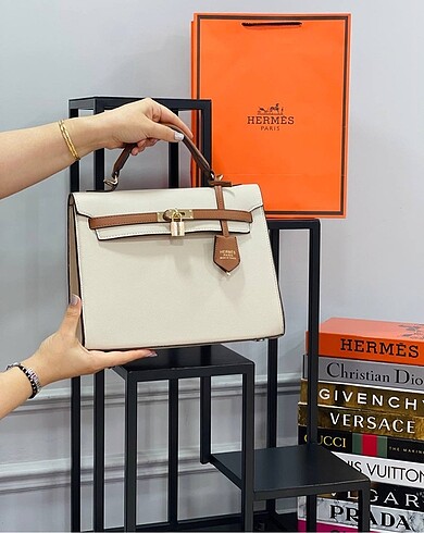 Beden kahverengi Renk Hermes Kelly Çanta Medium Sıfır