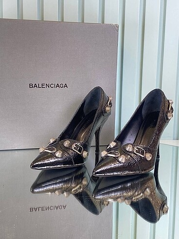 Balenciaga topuklu ayakkabı sıfır ithal cagole